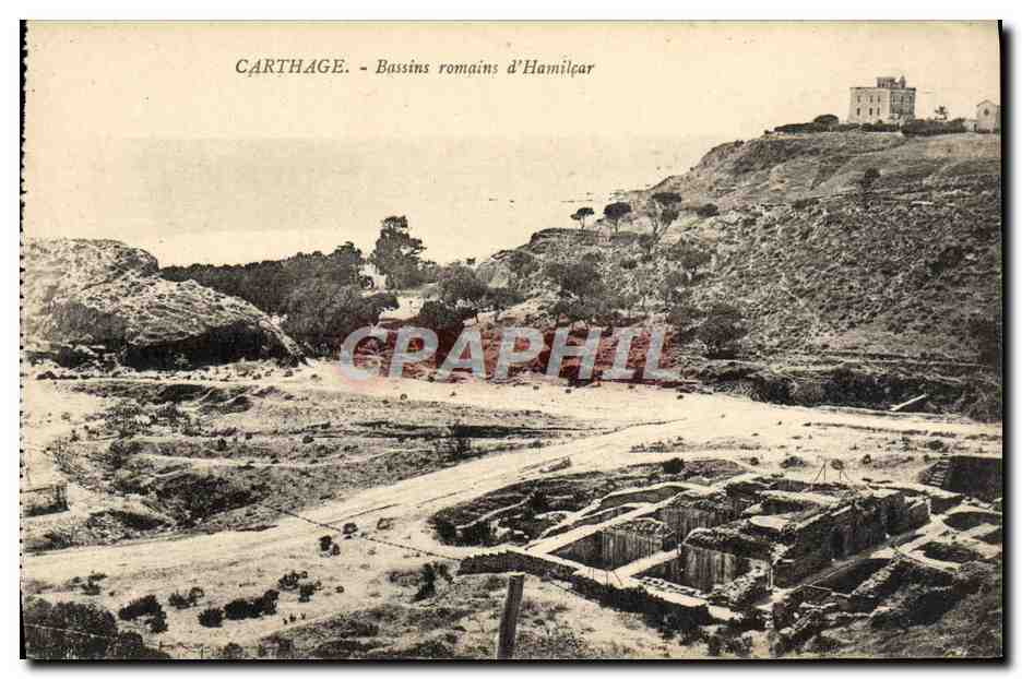 CPA Carthage Bassins Romains d'Hamilcar