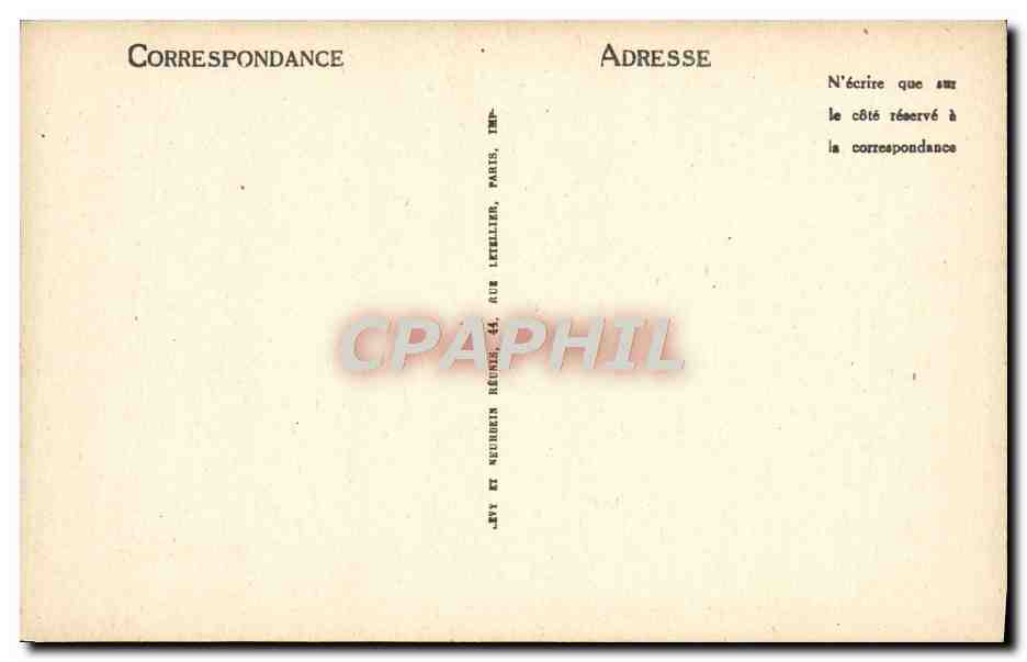 CPA Fez Grande Mosquee Karouitne salle de Priere — Rückseite