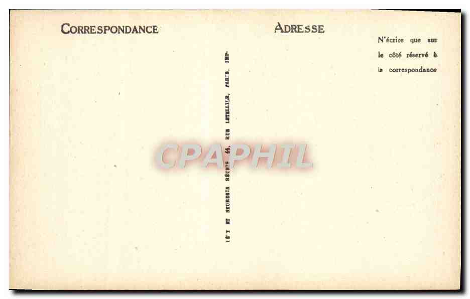 CPA Fez Interieur du Fondouk Nedjarine — Rückseite