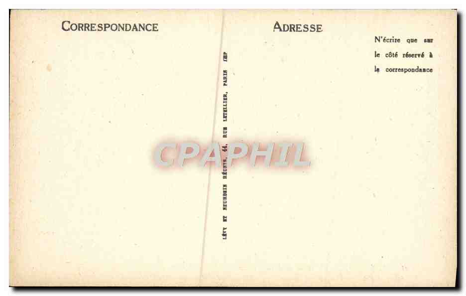 CPA Fez Un Souk de la Medina — Rückseite