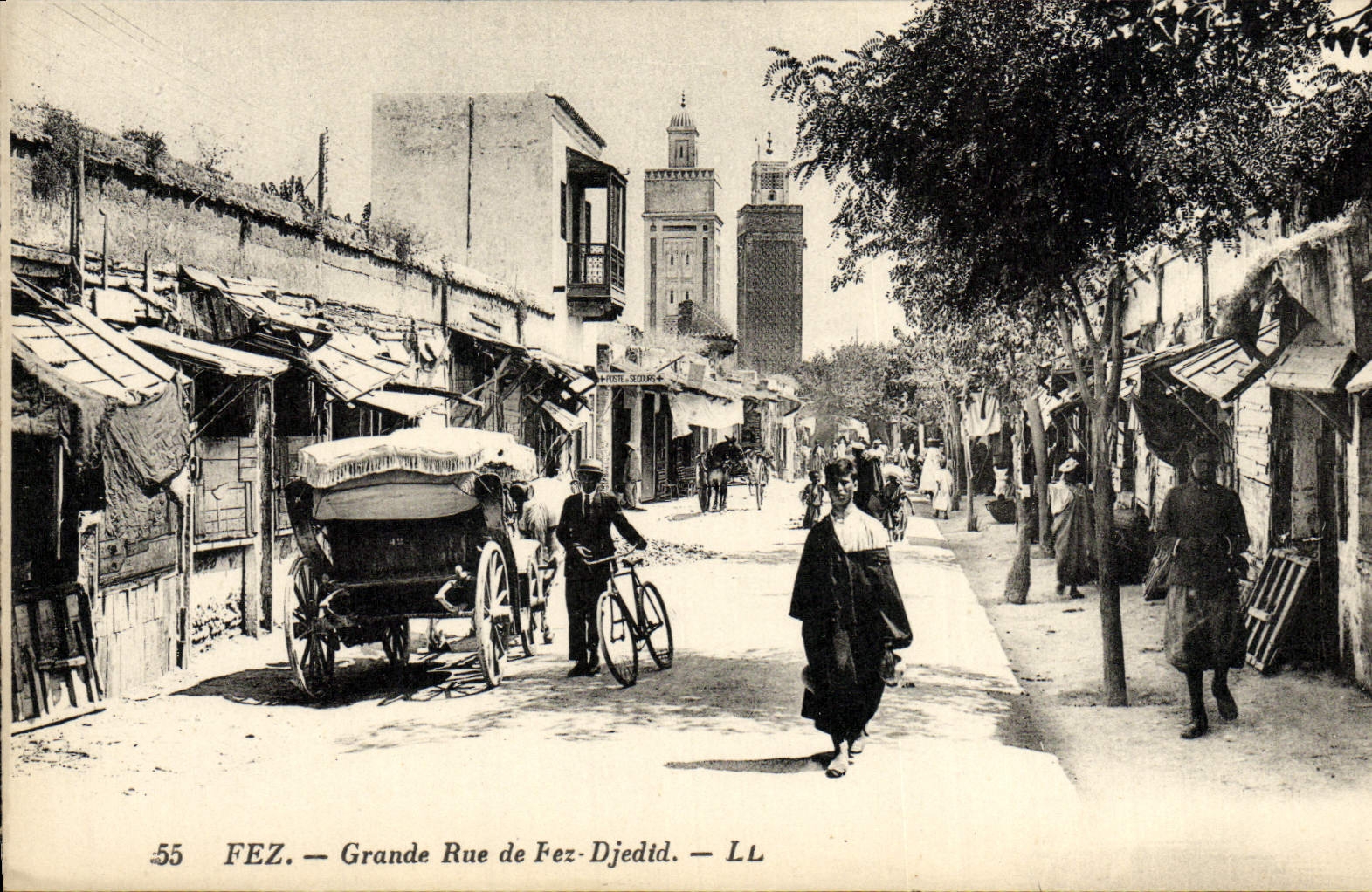 CPA Fez Grande Rue de Fez Djedid