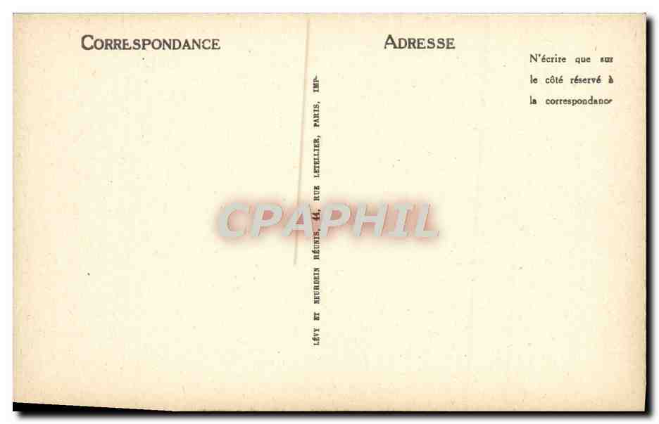 CPA Fez Grande Rue de Fez Djedid — Rückseite