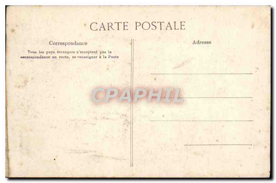CPA Alger Vue Generale Prise de Mustapha — Rückseite