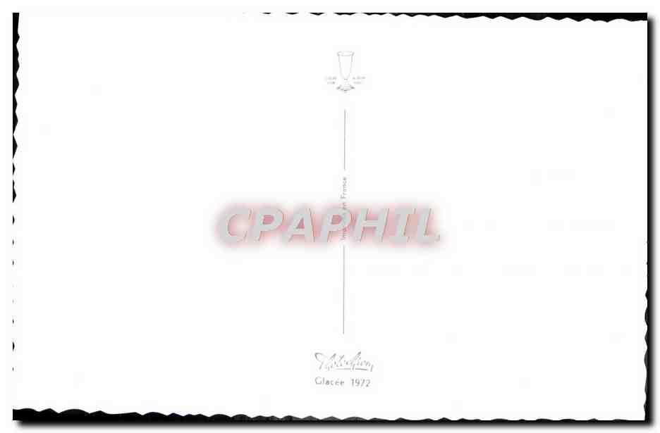 Couple romantique à table — souper intime — CPAPHIL Glacée 1972 — Rückseite