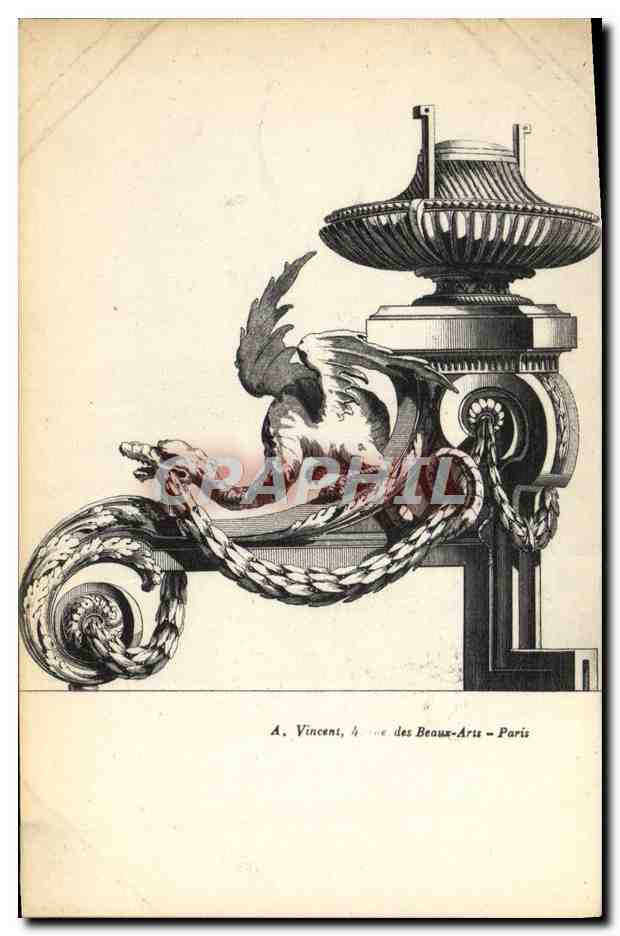 CPA Decor antique Dragon