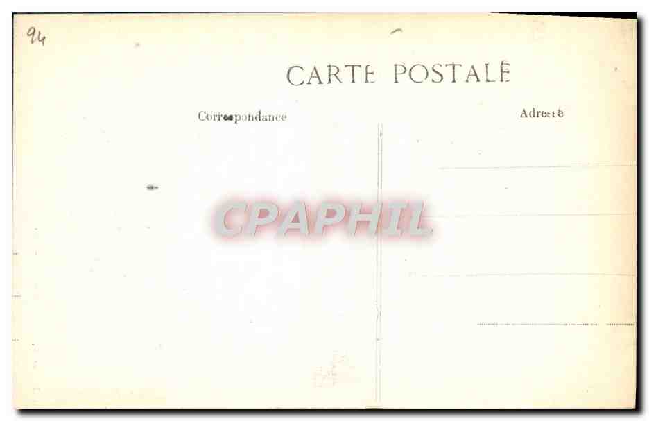 CPA Decor antique  — Back