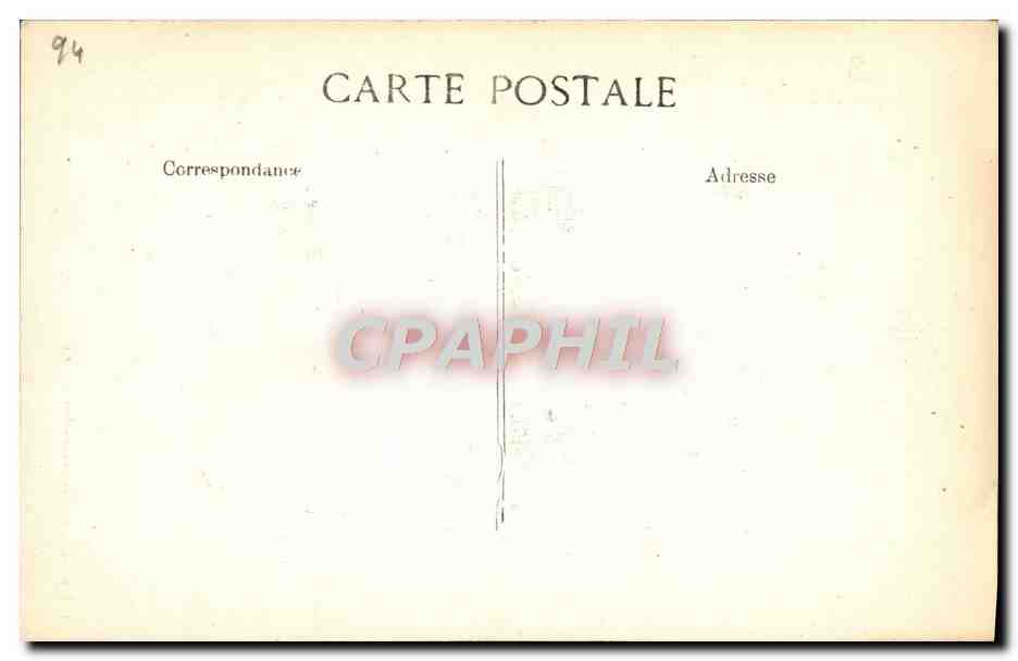 CPA Decor antique  — Verso