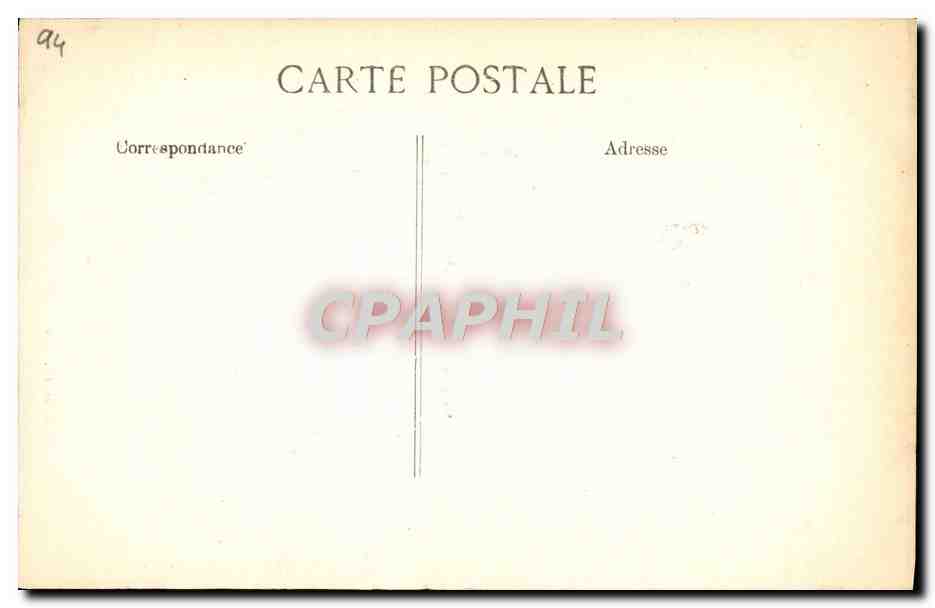 CPA Decor antique  — Verso