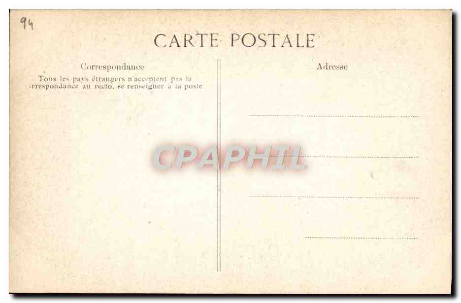 CPA Decor antique  — Rückseite