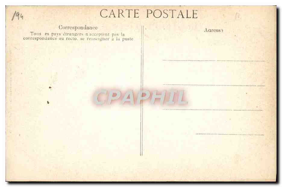 CPA Decor antique  — Verso