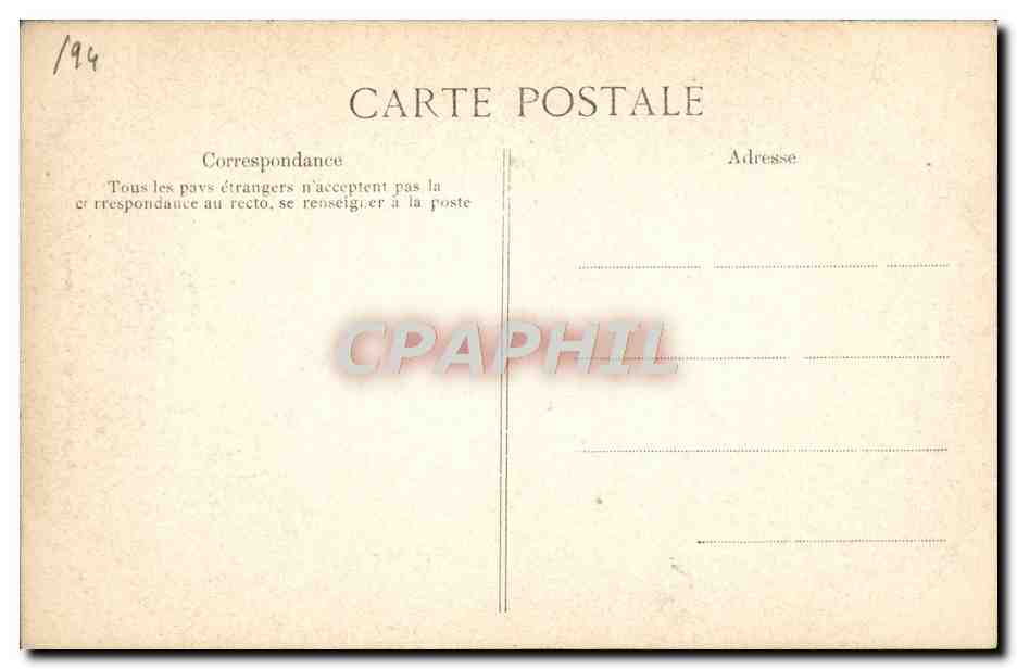 CPA Decor antique  — Rückseite