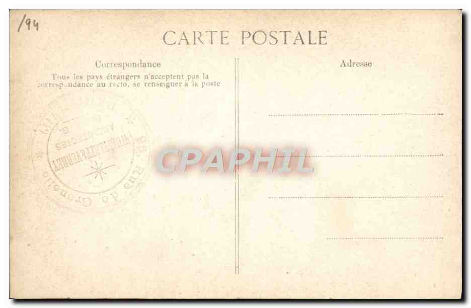 CPA Decor antique  — Rückseite