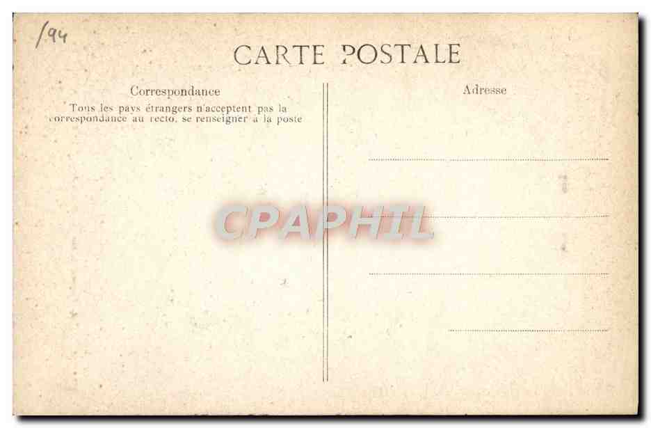 CPA Decor antique  — Verso