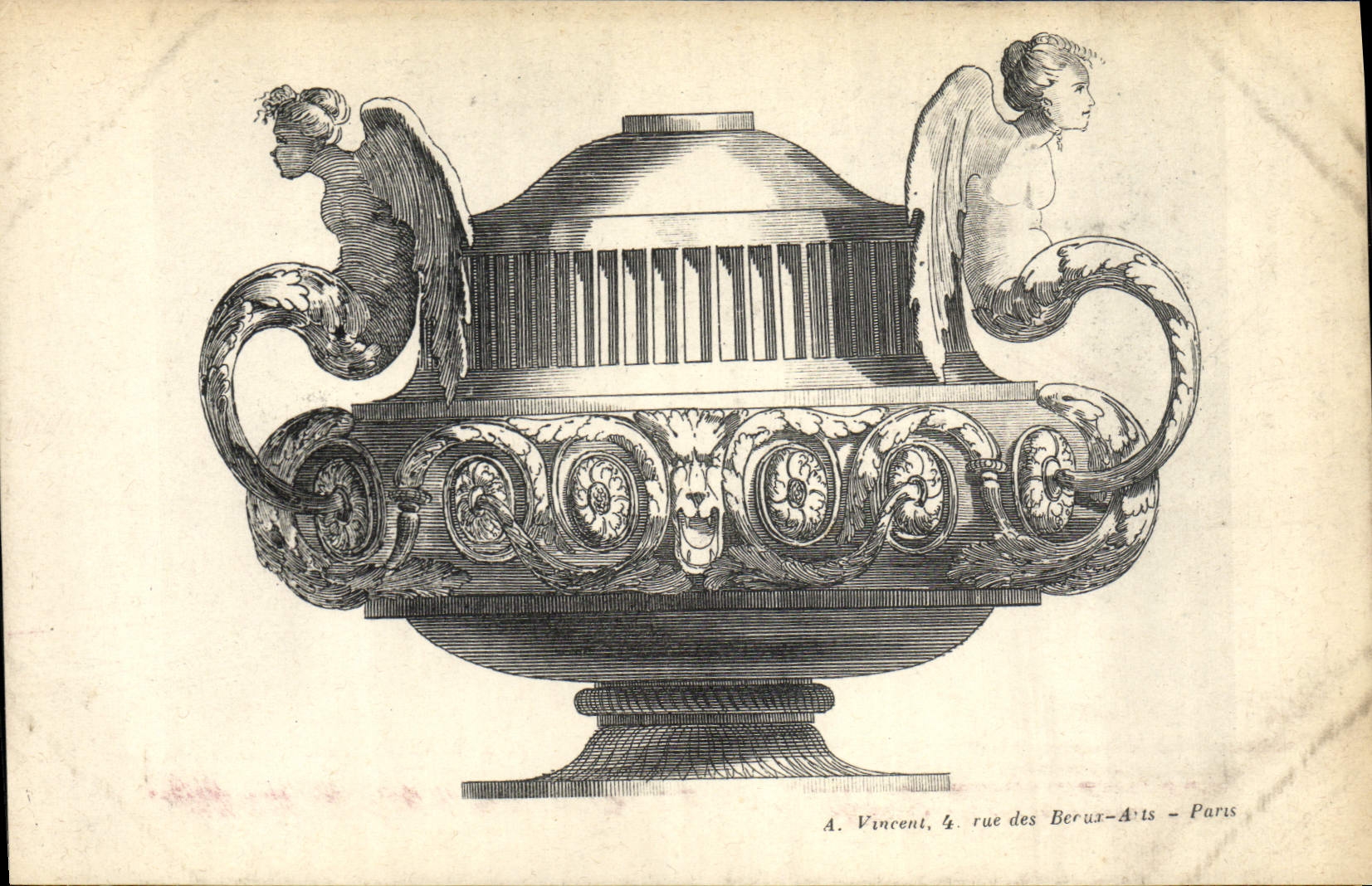 CPA Fantaisie Decor antique