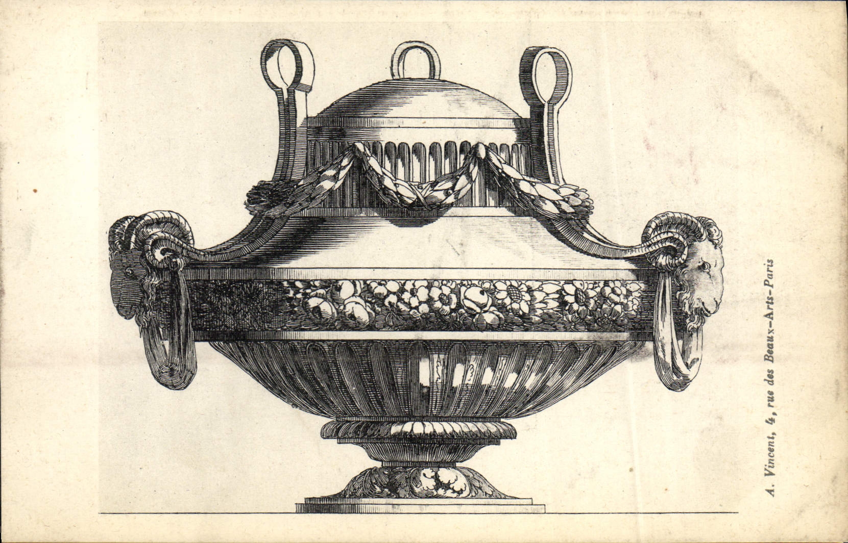 CPA Fantaisie Decor antique