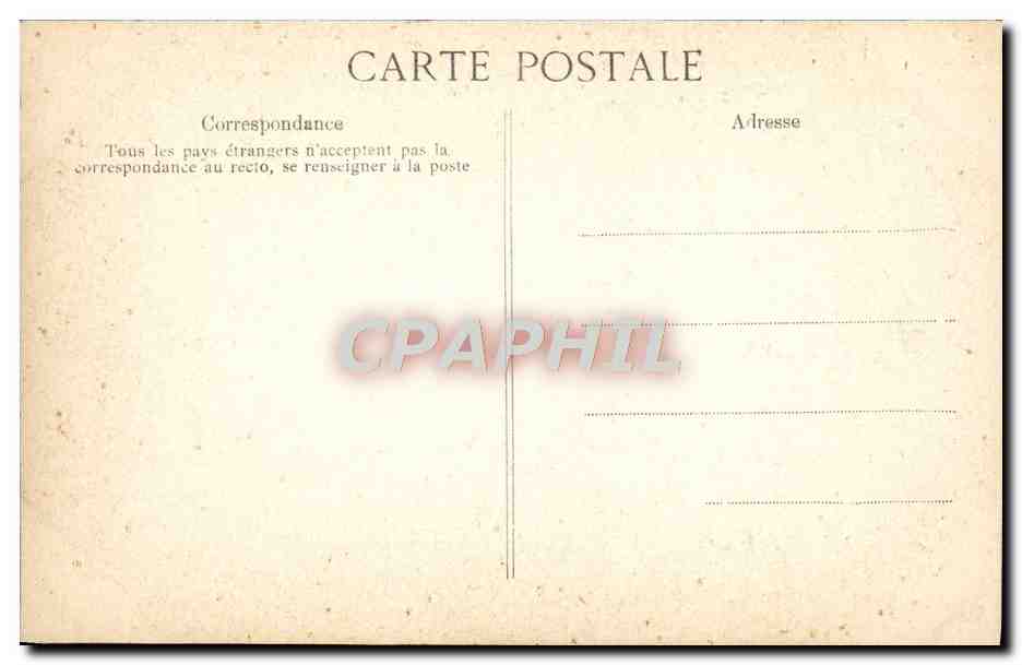 CPA Fantaisie Decor antique — Back