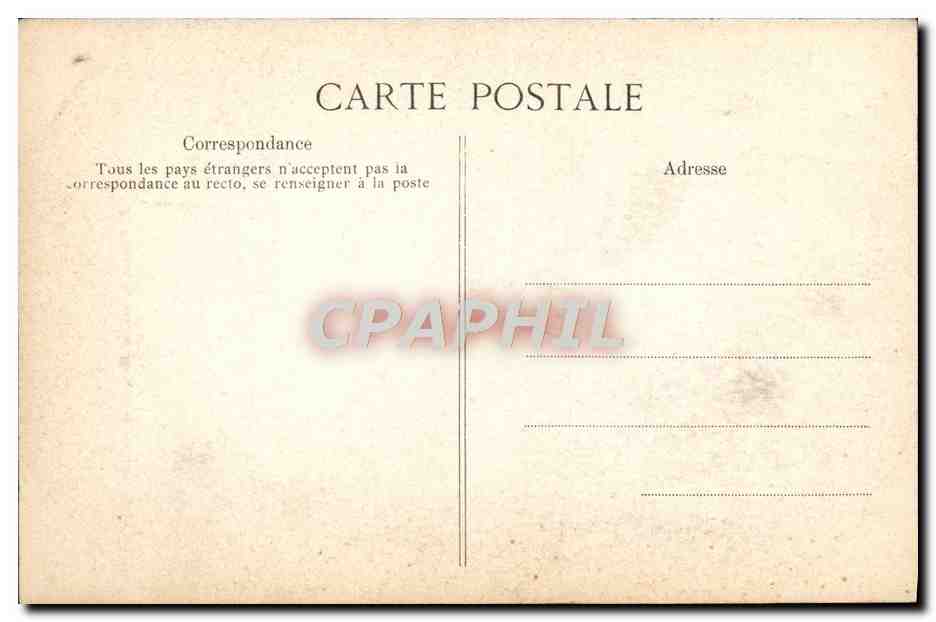 CPA Fantaisie Decor antique — Rückseite
