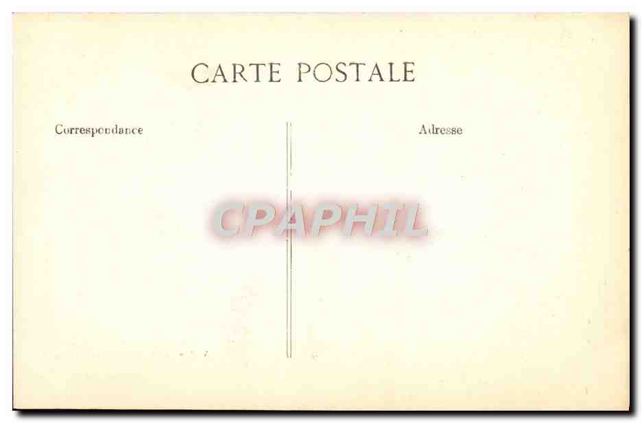 CPA Fantaisie Decor antique Lion — Verso