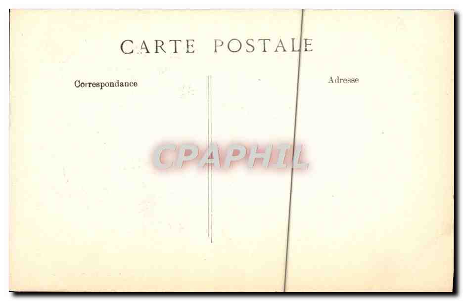 CPA Fantaisie Decor antique Lion — Verso