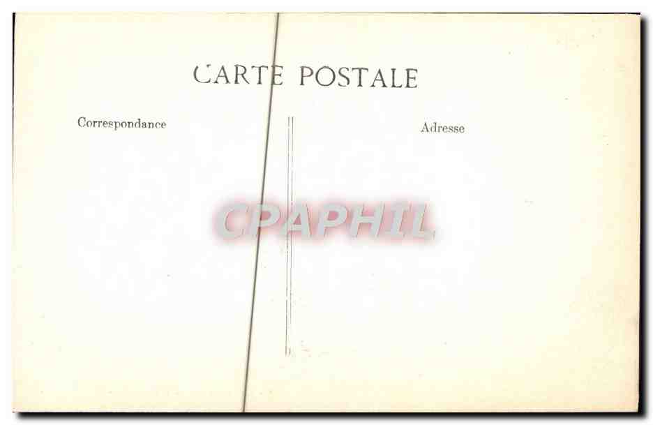 CPA Fantaisie Decor antique Lion — Verso