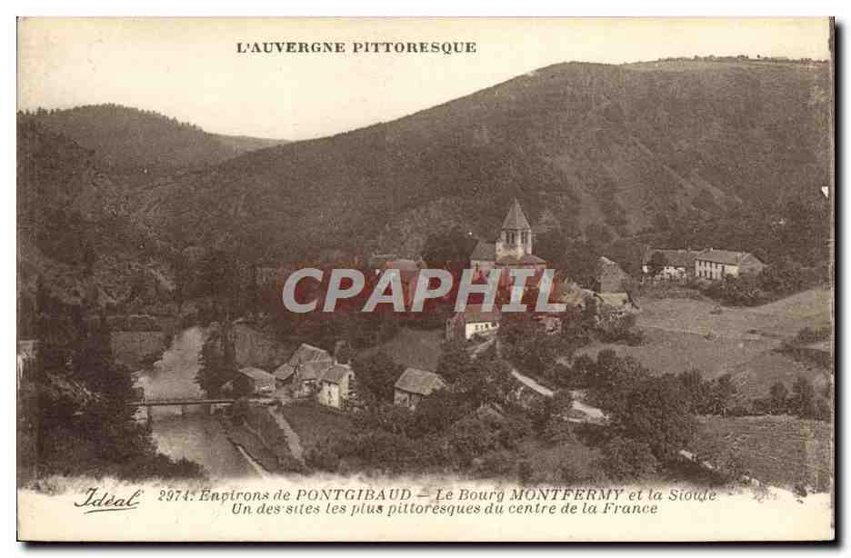 Montfermy und die Sioule — Um Pontgibaud — Ideal 2974