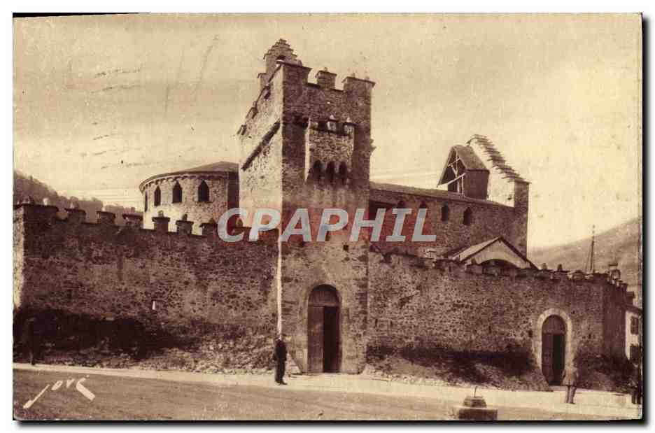 CPA Luz St Sauveur L'Eglise Des Templiers