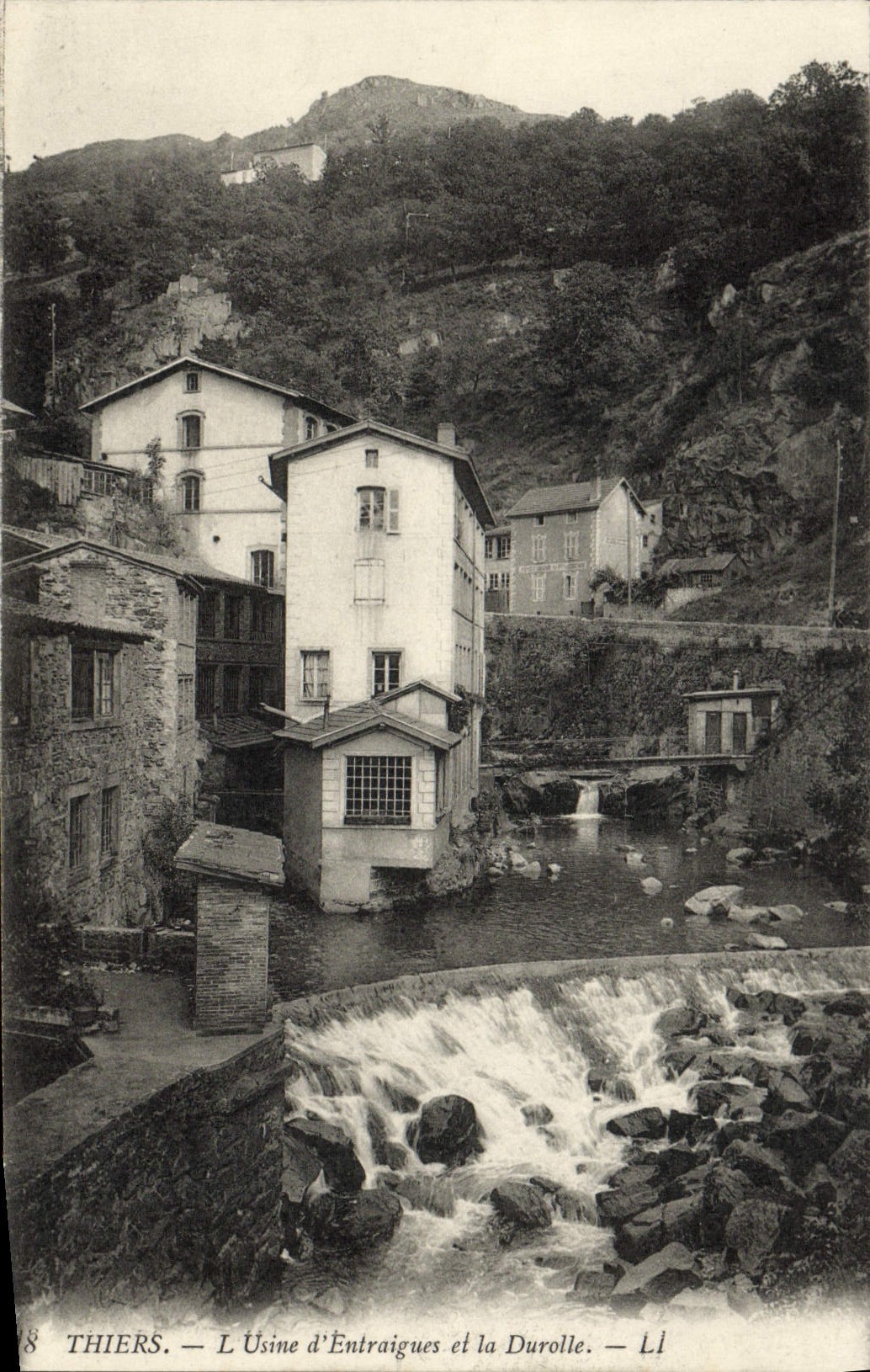 CPA Thiers L'Usine D'Entraigues Et La Durolle