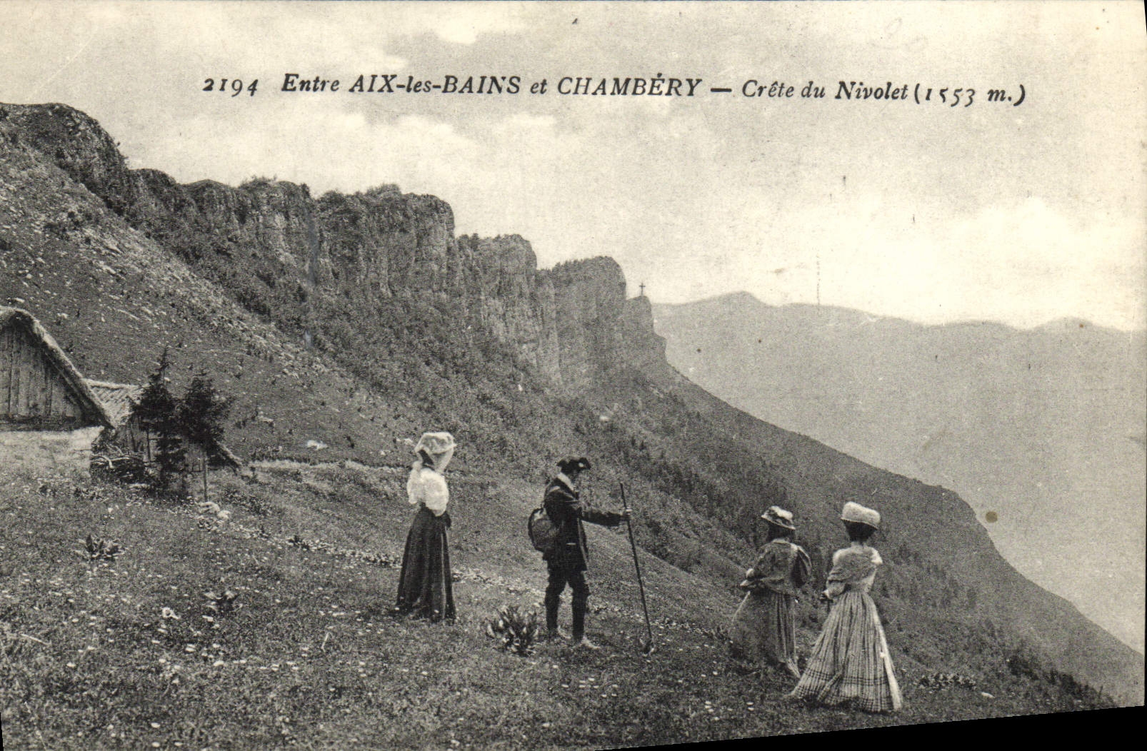 CPA Entre Aix Les Bains Et Chambery Crete Du Nivolet