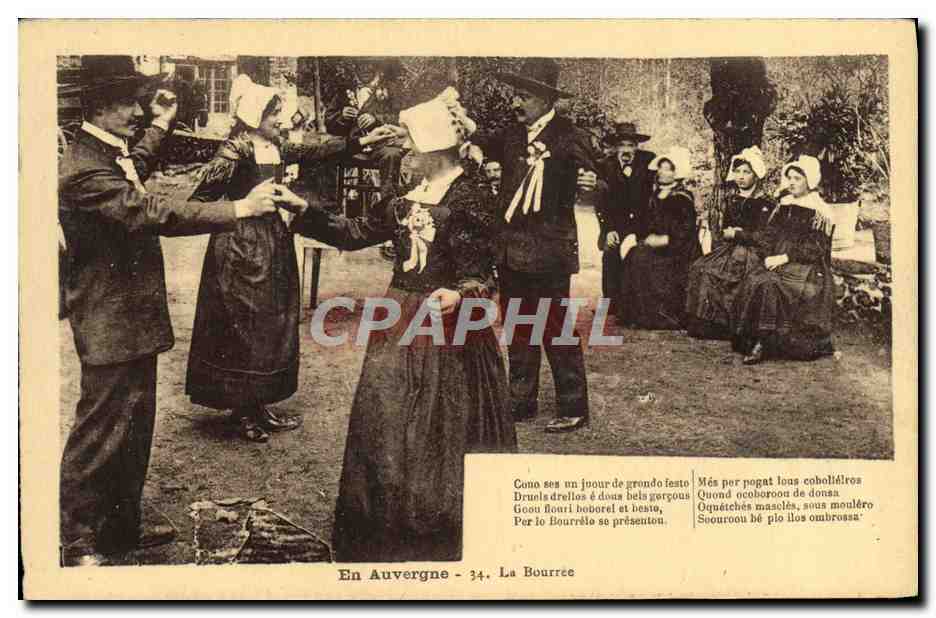 En Auvergne - 34. La Bourrée — Éditions Malroux-Aurillac