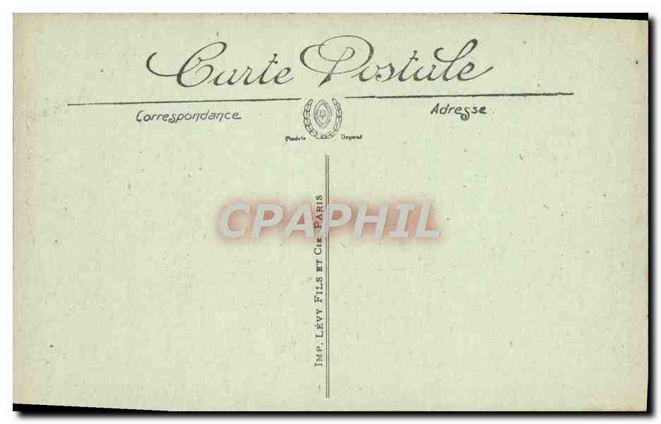 CPA Tunis Avenue De Carthage Et Le Casino — Verso