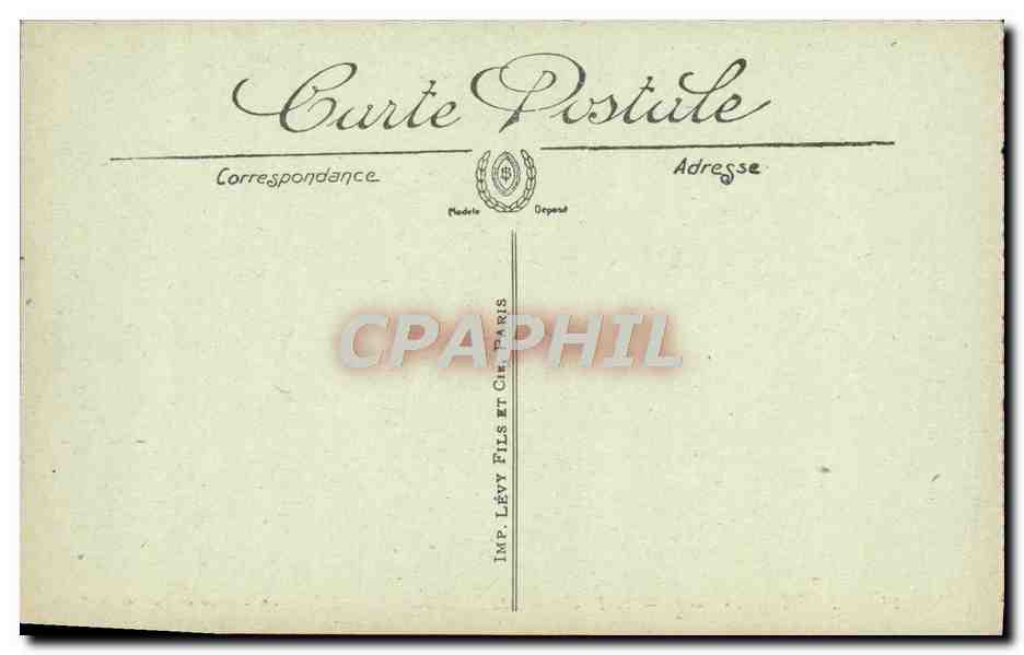 CPA Tunis Le Bardo Le Palais — Rückseite