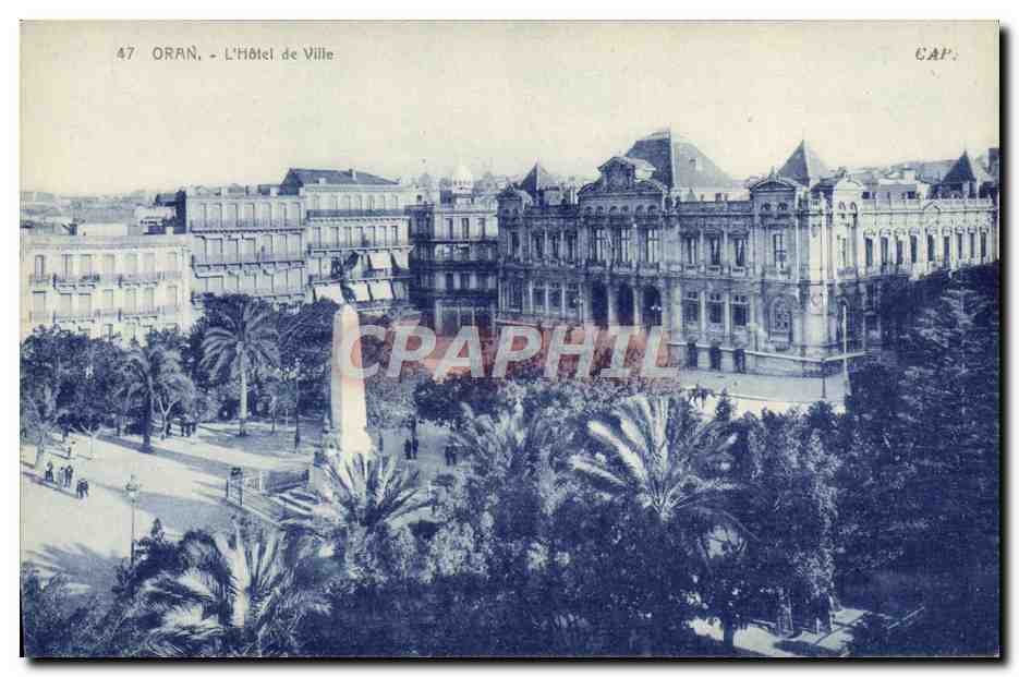 CPA Oran L'Hotel De Ville