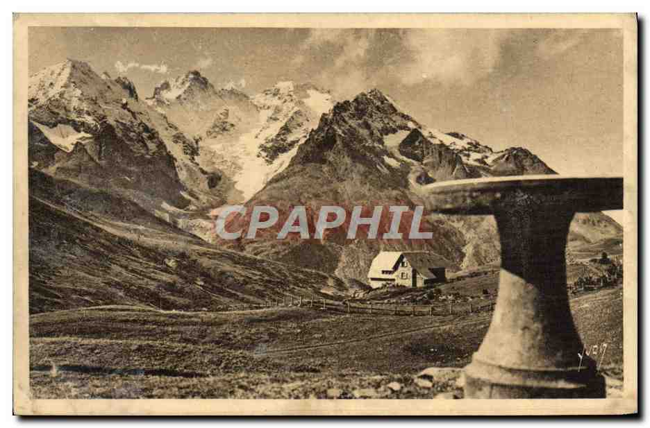 Col du Lautaret — Vue du glacier de l'Homme et du massif de la Meije — Éditions Martel