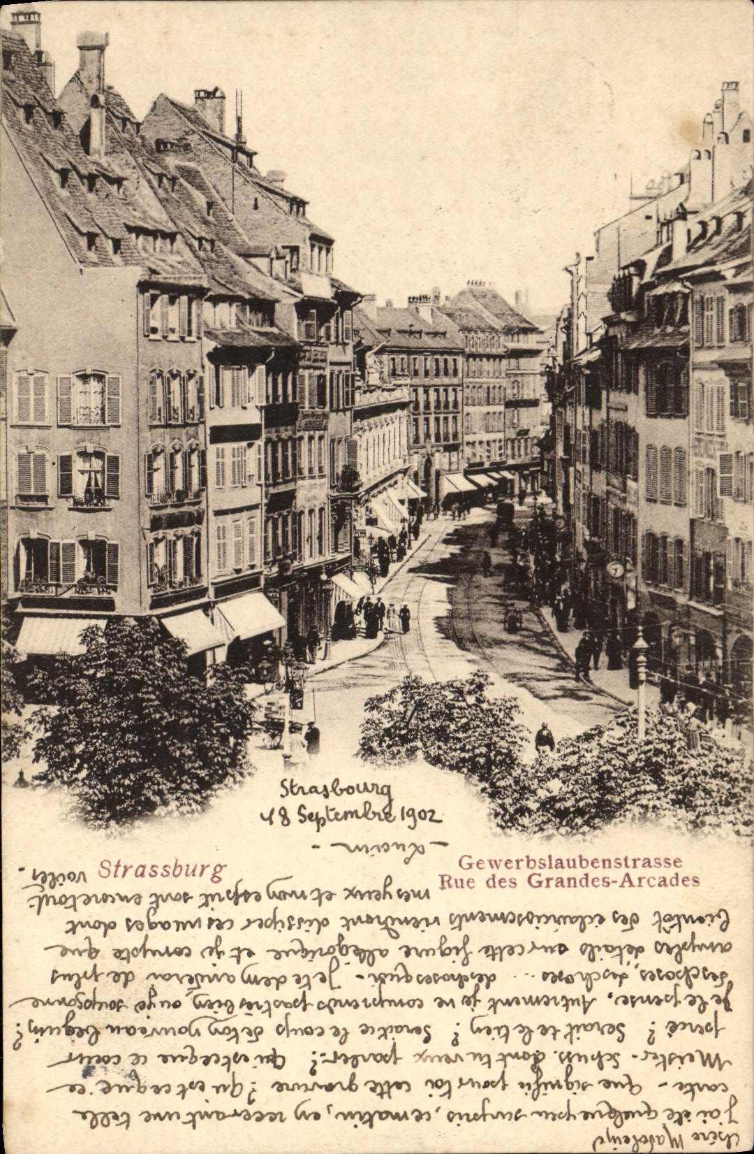 Strasbourg — Rue des Grandes-Arcades — Felix Luib, Künstlerverlaganstalt