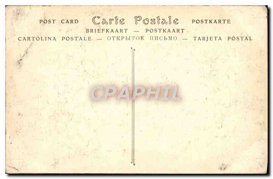 CPA Berck Plage La Place A Mer Haute — Back