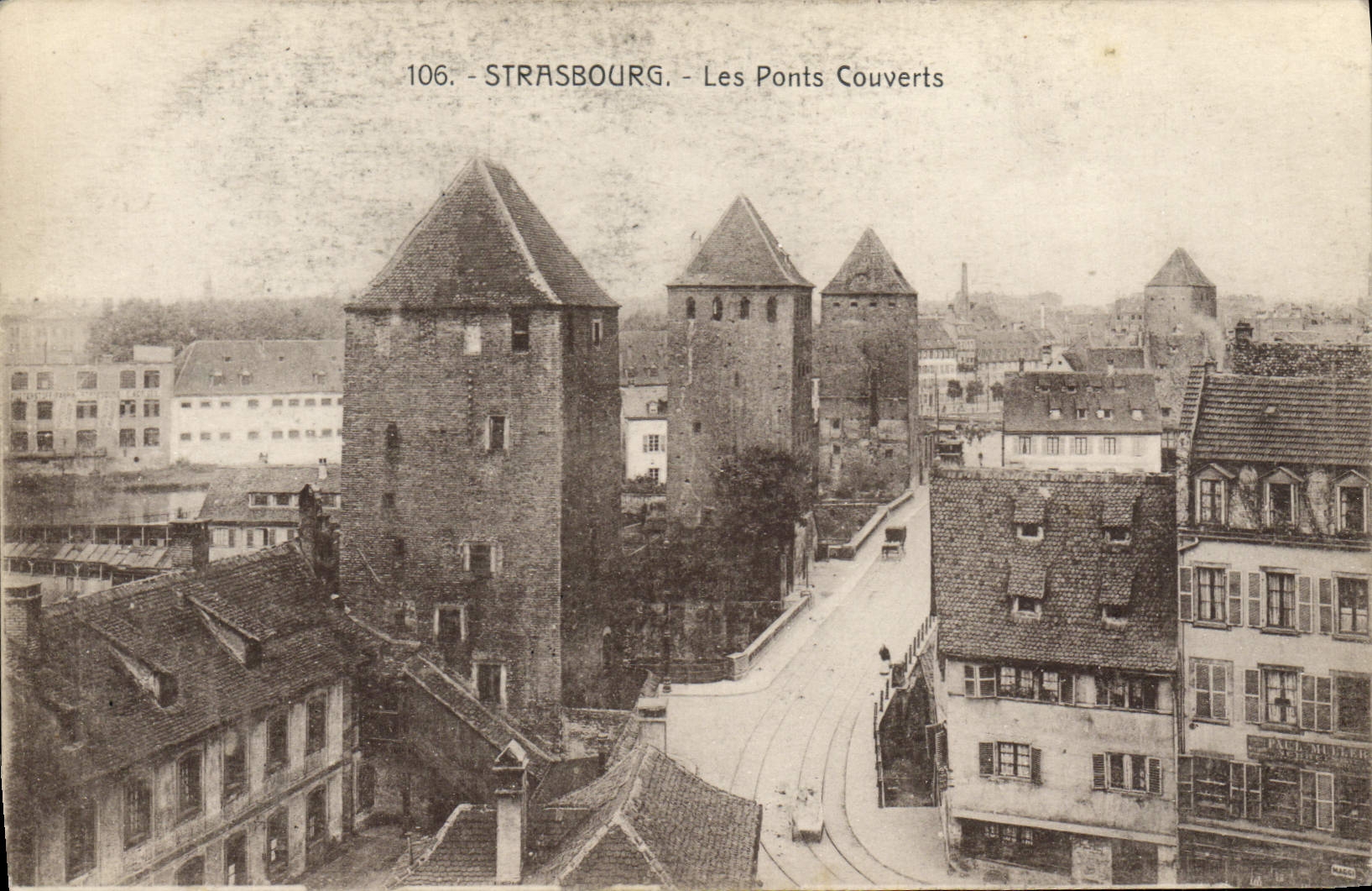 CPA Strasbourg Les Ponts Couverts