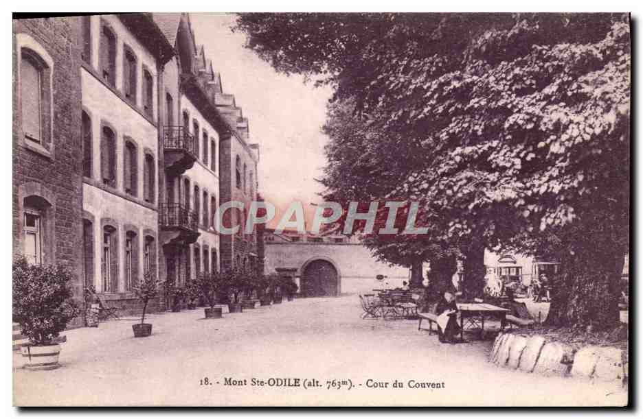 CPA Mont Ste Odile Cour Du Couvent