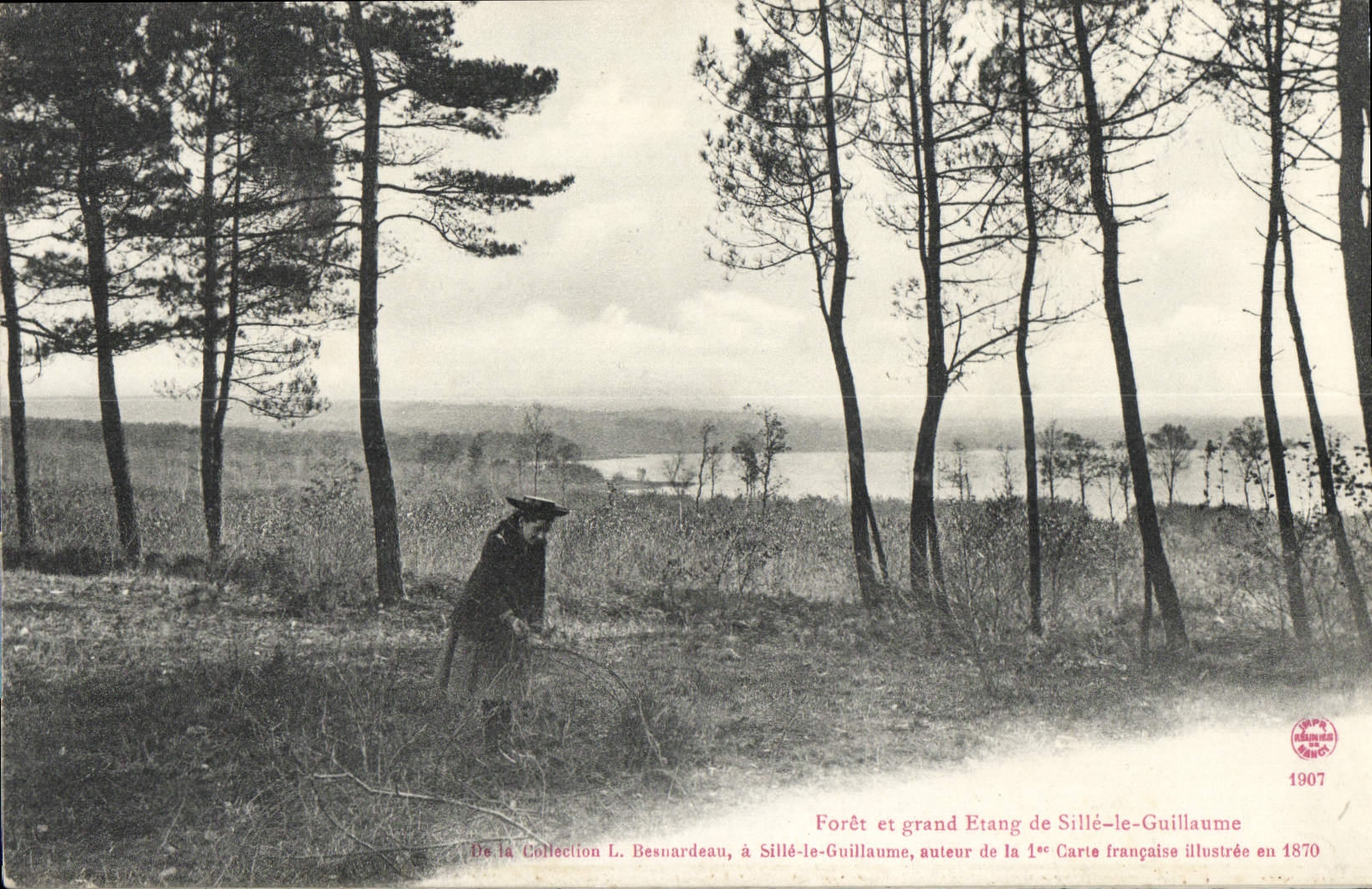 CPA Foret Et Grand Etang De Sille Le Guillaume Enfant