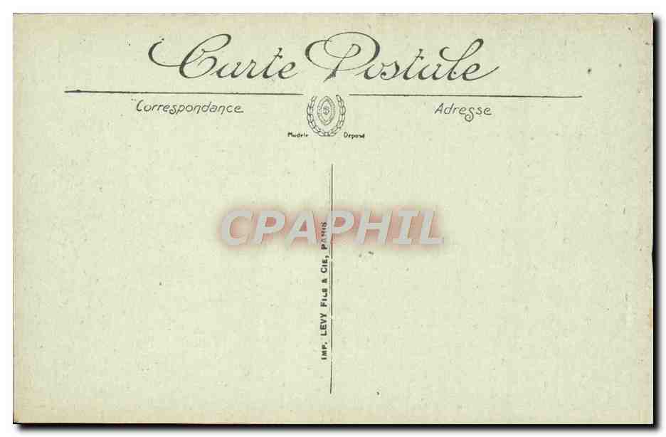 CPA Tunis Place De La Casbah Et Finances Tramway — Verso