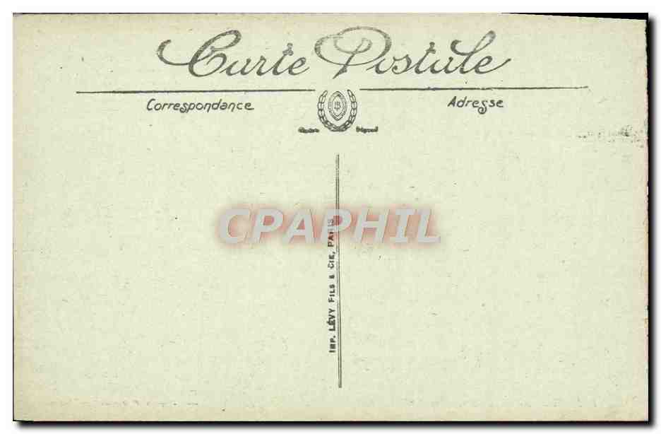 CPA Tunis Theatre Municipal — Verso