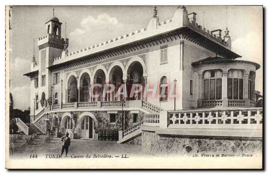 CPA Tunis Casino Du Belvedere