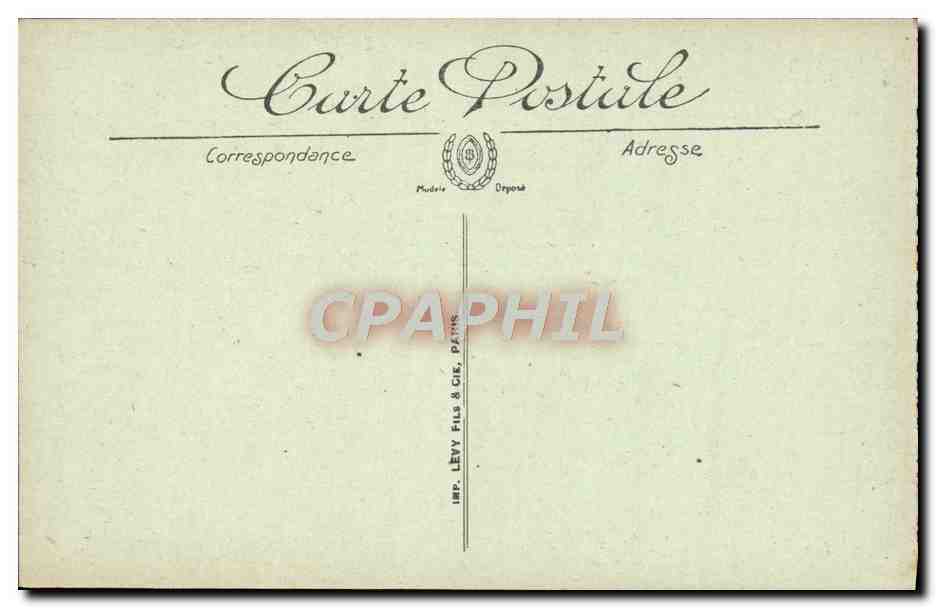 CPA Tunis Casino Du Belvedere — Rückseite