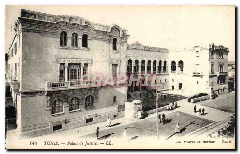 CPA Tunis Palais De Justice