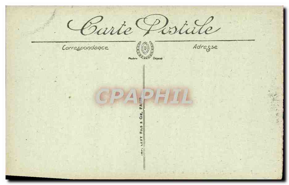CPA Tunis Palais De Justice — Verso