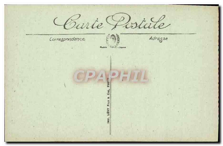 CPA Tunis Rue Des Andalous — Verso