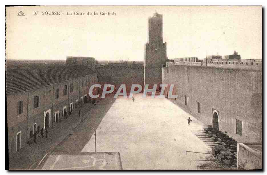CPA Sousse La Cour De La Casbah