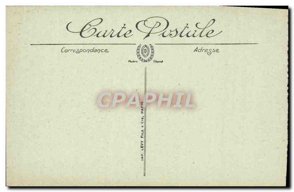 CPA Tunis La Cathedrale — Verso