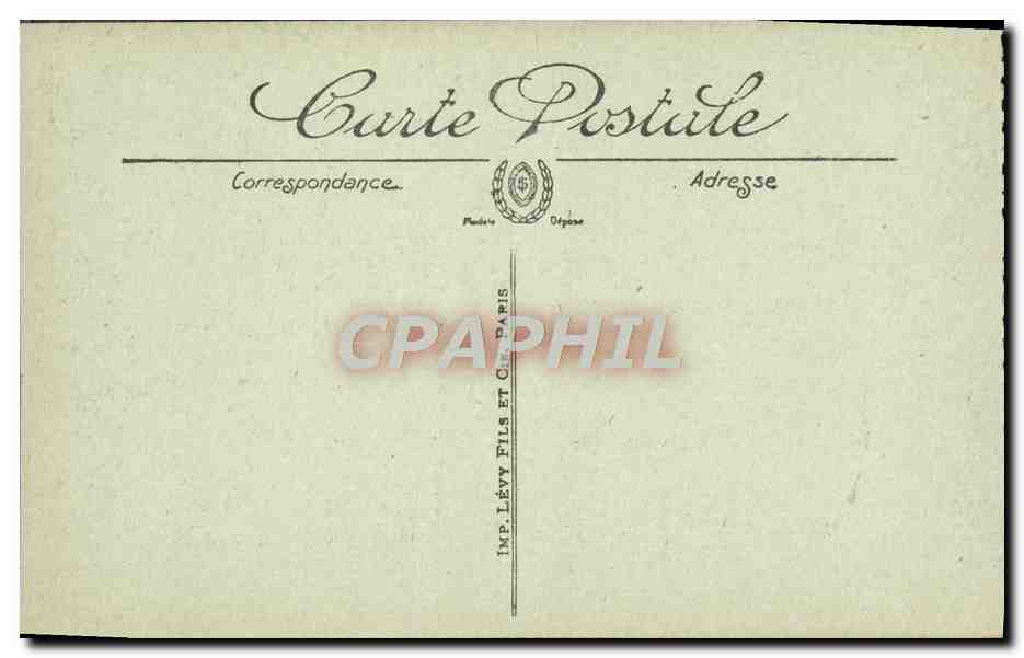 CPA Tunis Place De La Bourse Et Consulat d'Angleterre — Verso