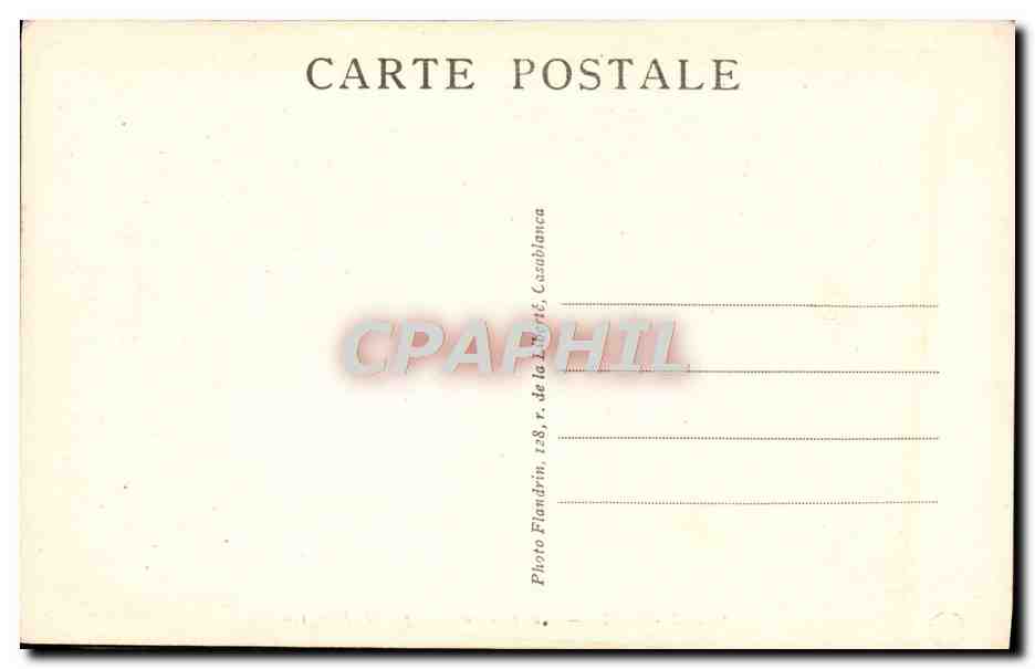 CPA Oudja Vue prise en avion par M Flandrin — Rückseite
