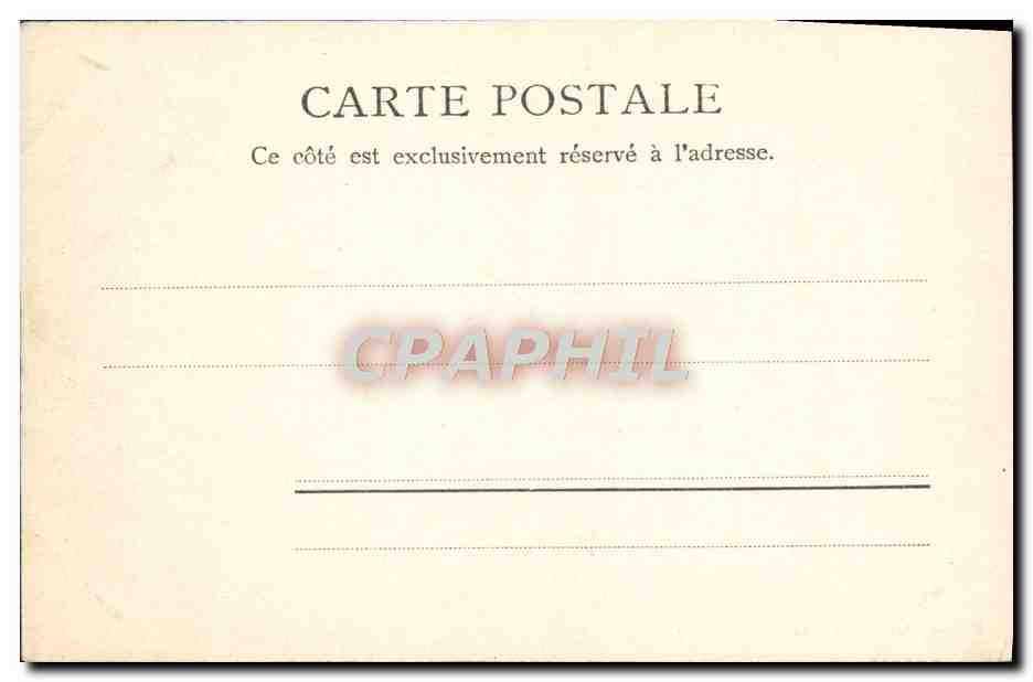 CPA Vue De Tunis — Verso